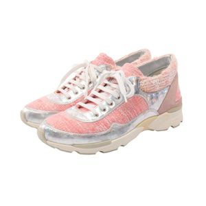 [Used] Chanel CHANEL Sneakers Coco Mark Tweed G30442 Other Sneakers Women's Used A