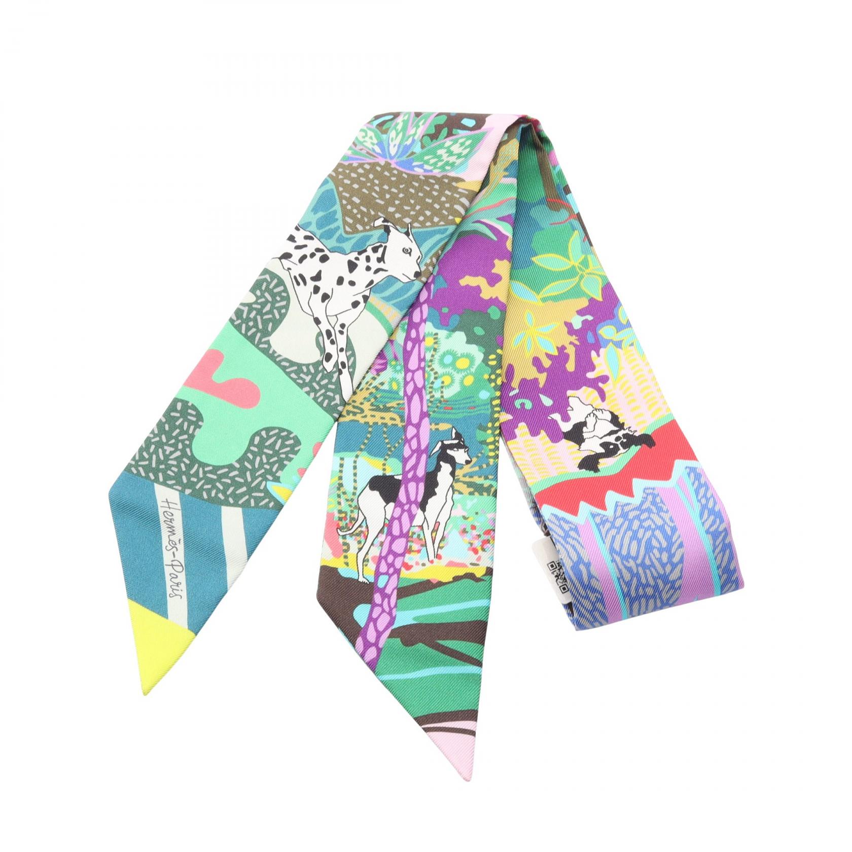 【二手】愛馬仕 HERMES 絲巾 Twilly En Liberte!RIBON真絲 Twilly 女士二手 A