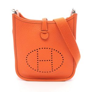 【中古】 エルメス HERMES ショルダーバッグ エヴリンアマゾンTPM オレンジポピー オレンジ その他 エブリンアマゾンTPM オレンジポピー レディース Used A