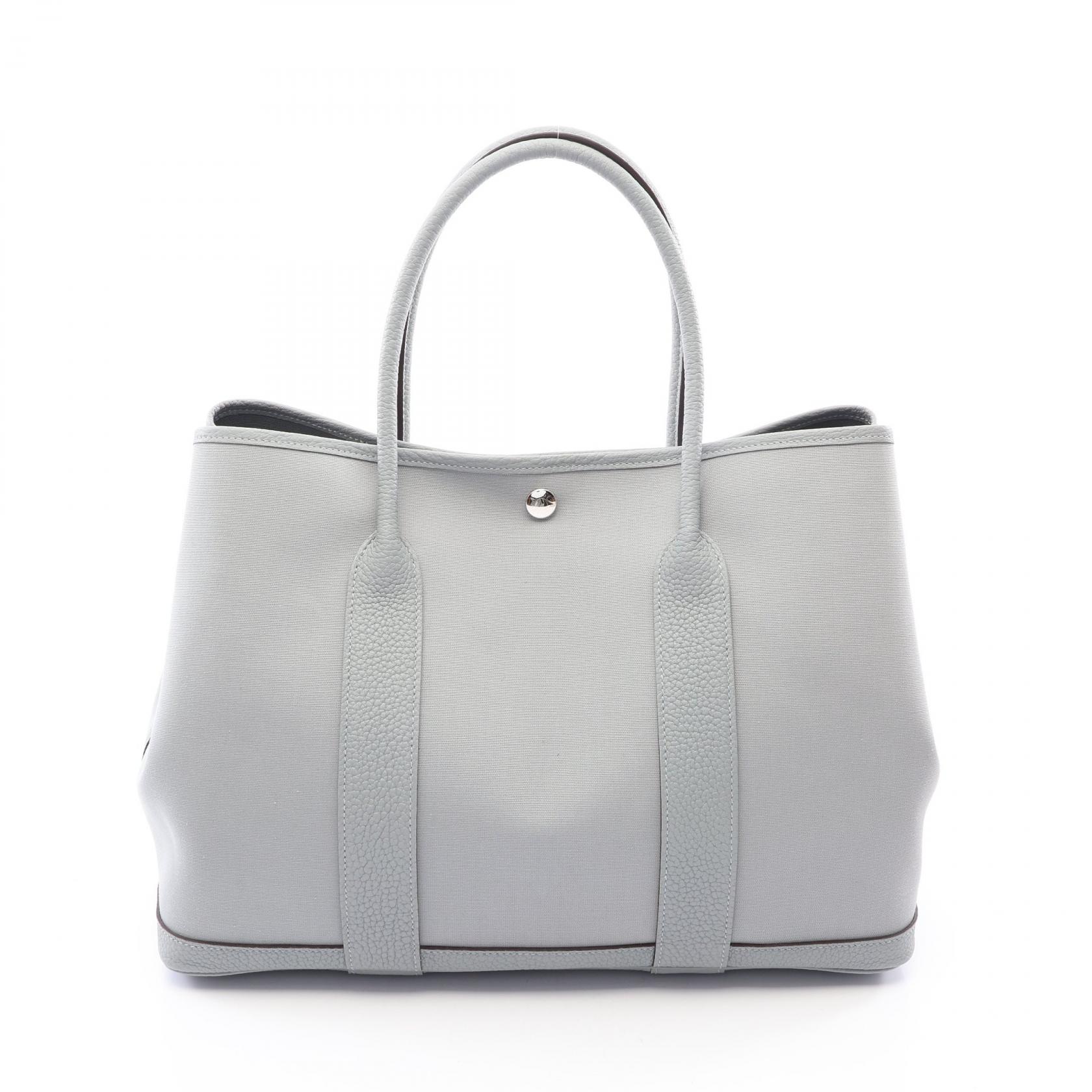 [二手] 愛馬仕 HERMES 托特包 Garden Party PM Gris Pantin Gris Pantin 其他 Garden Party PM Gris Pantin 女士二手 A