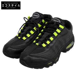 Nike AIR MAX 95 BIG BUBBLE SE HRJK BLACK/WHITE-VOLT Sneakers Shoes Men's Black IM8063-010 9.5 (US) [Used]