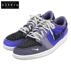 Nike Air Jordan 1 Low OG Zion Shoes, Men's, Purple, Size 26.5cm, IH2309-500, Size 8.5 (US) [Used]