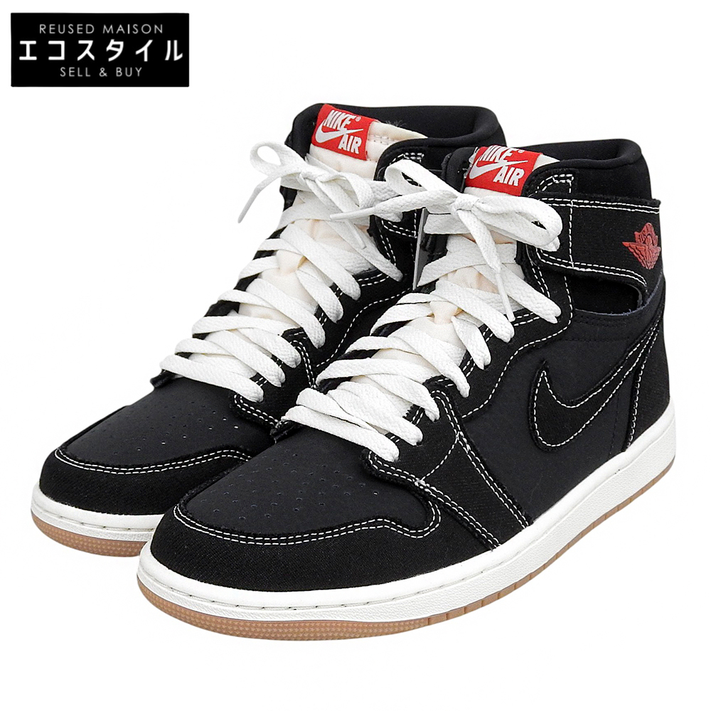 Nike Air Jordan 1 Retro High OG 高筒運動鞋，男款，黑色，尺寸 26.5cm，貨號 II9811-001，尺寸 8.5（美國）[二手]（近全新）