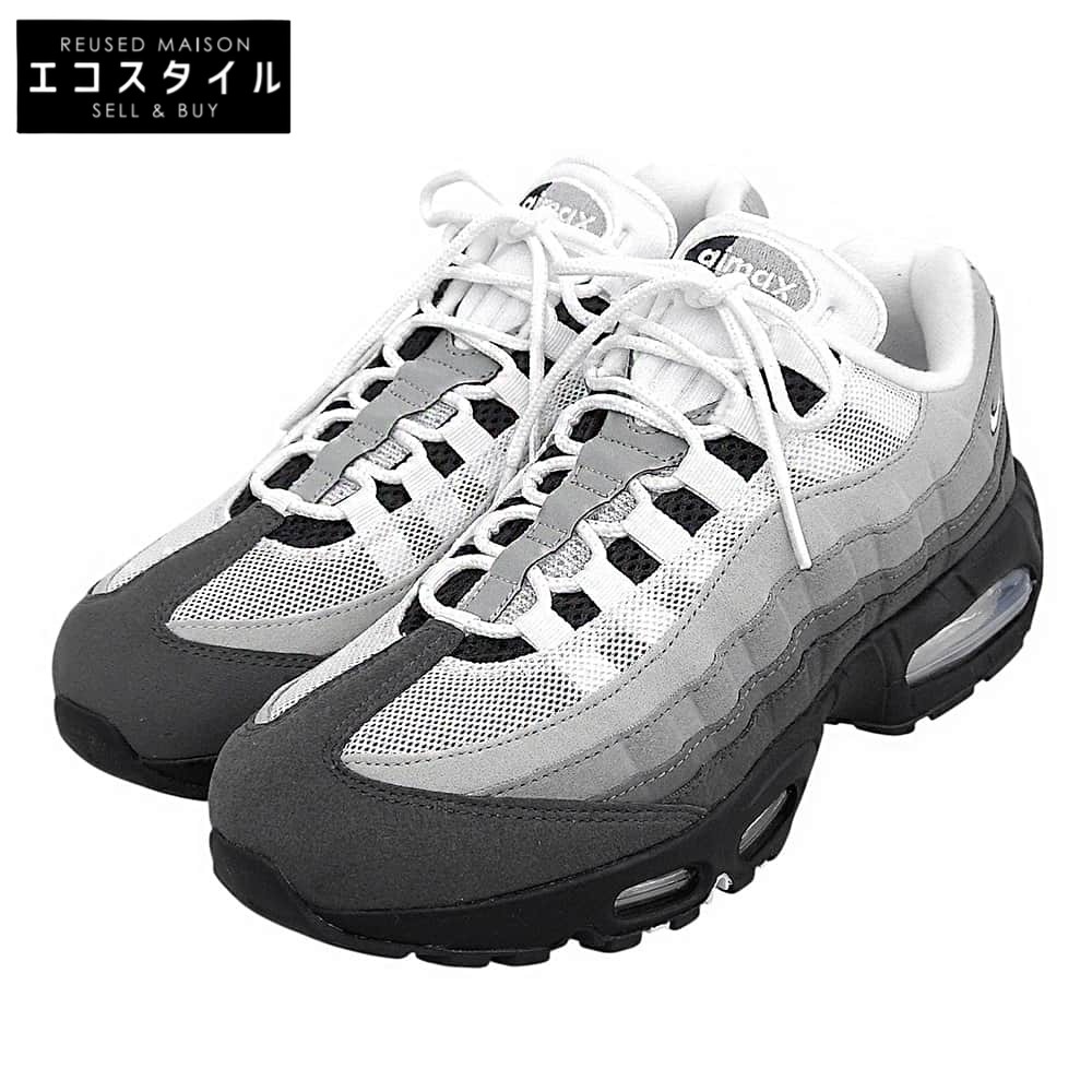 Nike Big Bubble Air max 95 OG 運動鞋，近全新，男款，灰白配色，尺寸 26.5cm，HM4740-007，尺寸 8.5（美國）[二手]