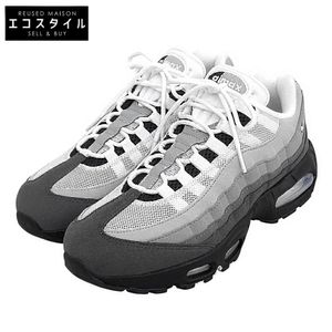 Nike Big Bubble Air max 95 OG Shoes, Like New, Men's, Grey x White, Size 26.5cm, HM4740-007, Size 8.5 (US) [Used]