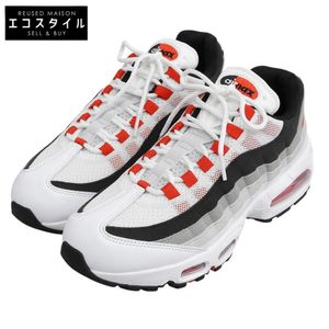 Nike Big Bubble Air max 95 PRM Shoes, Men's, White x Gray, Size 26.5cm, IB7862-100, Size 8.5 (US) [Used]