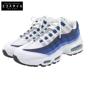 Nike Big Bubble Air max 95 Shoes, Like New, Men's, Blue, 26.5cm, IH7855-100, Size 8.5 (US) [Used]