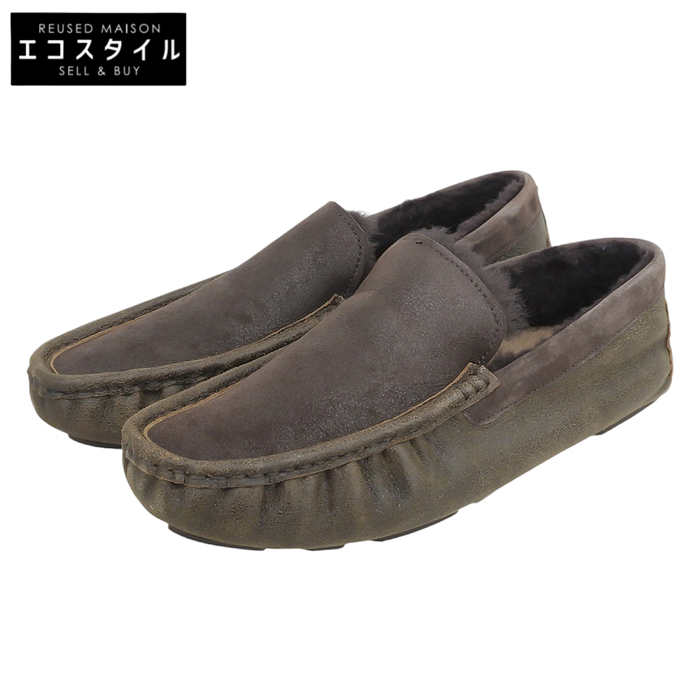 UGG HENRICK BOMBER 做舊莫卡辛鞋，男款ブラウン28cm（美國）[二手]