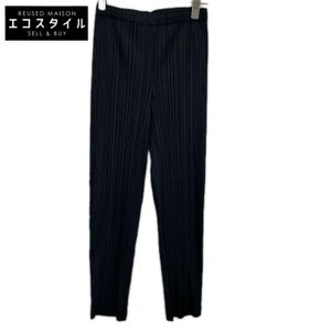 Pleats Please PP91-JF411 Black Pleated Pants, Size 1 [Used]