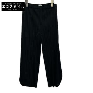 PLEATS PLEASE ISSEY MIYAKE PP61-JF203 블랙 플리츠 크롭 팬츠 4 [중고]