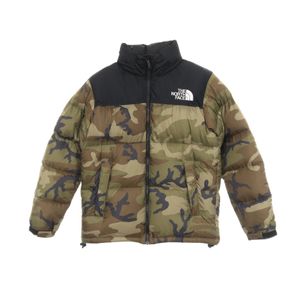 [중고] The North Face 노스페이스 다운 재킷/코트 NOVELTY NUPTSE JACKET 카무플라주 후드 포함 나일론 다운 재킷 남성용 Used A