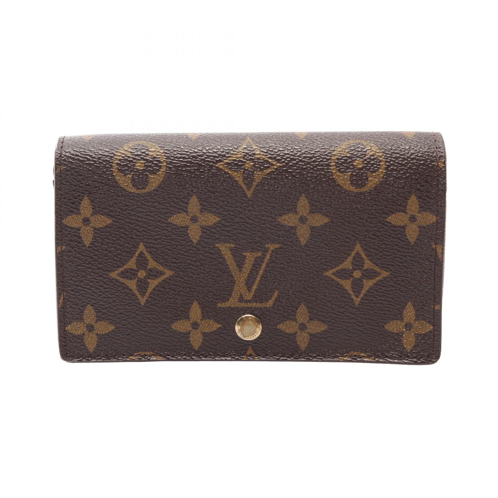 [二手] 路易威登LOUIS VUITTON雙折錢包 Portemonnaie Billet Trésor Monogram M61730 皮革 Portemonnaie Billet Trésor 女士二手 A