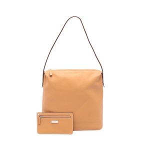 【二手】 LOEWE女士單肩包，米色皮革，二手 B