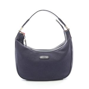 【中古】 グッチ GUCCI ハンドバッグ 263757 ネイビー キャンバス レザー ハンドバッグ レディース Used B