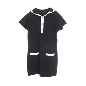 [Used] Chanel CHANEL Dress, Coco Mark Buttons, Hooded, Short Sleeves, P76444K11015, Other Dresses, Women's, Used A