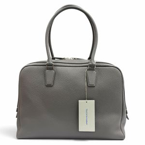 全新未使用 ★ 土屋卡邦 TSUCHIYA Class Bell Orb Boston Shrink Leather Gray Boston Bag Made in Japan Women's Extended with Dist Bag Retail Price 209,000 yen