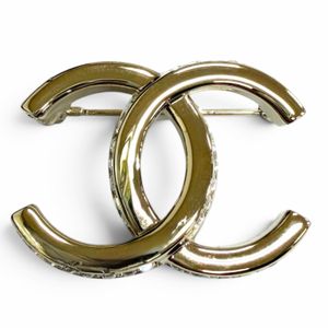 Mint condition □ CHANEL Chanel Rhinestone Coco Mark B23B Brooch Accessory Gold Made in Italy Women's with Box Recommended