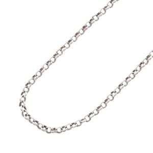 【二手】Chrome Hearts 男士項鍊，20吋925純銀捲鏈項鍊