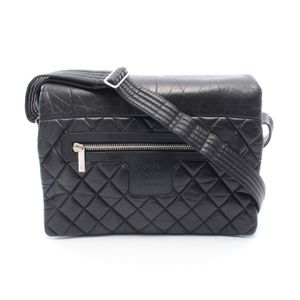 【มือสอง】 ชาแนล CHANEL กระเป๋าสะพายไหล่ Coco Cocoon Messenger Bag สีดำ หนังลูกวัว (Calfskin) กระเป๋าสะพายไหล่สำหรับผู้หญิง