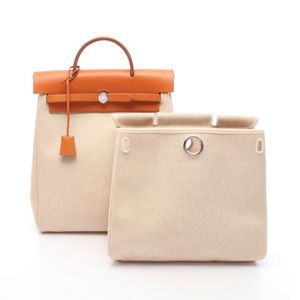 【Used】 เฮอร์มีส HERMES กระเป๋าเป้ Herbag Ad PM 030116CK สีธรรมชาติ อื่นๆ Herbag Ad PM สีธรรมชาติ สำหรับสตรี สภาพ B