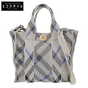 Burberry 8090404 LL MN KNIT TOTE 2-way Shoulder Bag [Used]