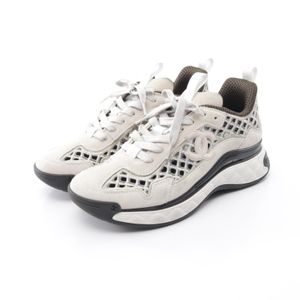 [Used] Chanel CHANEL Sneakers Coco Mark Mesh G37126 Suede Sneakers Women's Used B