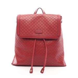 【二手】Gucci 雙肩包，Microguccissima，607993 ，RED皮革，女士，二手 B