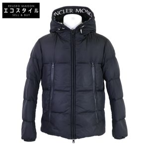 Moncler MONTCLAR Hooded Down Jacket with Embroidered Grosgrain Tape and Inner Logo, Size 2 [Used]