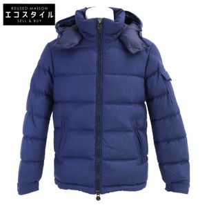 Moncler [Excellent Condition] MONTGENEVRE Wool Hooded Down Jacket, Size 1 [Used]