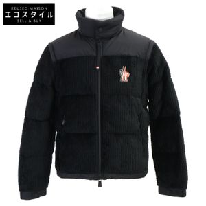 Moncler [Like New/2023 Model] GRANIER Fleece/Nylon Panel 2-Way Down Jacket, Size 1 [Used]