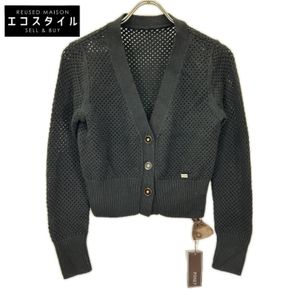 Foxey 44408 Ellis 黑色開襟衫，38 碼 [二手]