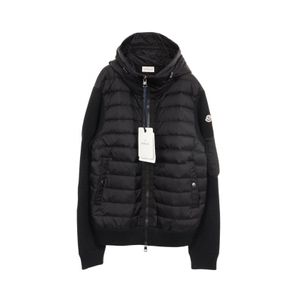 【중고】 MONCLER 다운 재킷/코트 CARDIGAN 하이브리드 후드 재킷 L20919B50800999L 나일론 울 니트 다운 재킷 남성용 새 상품