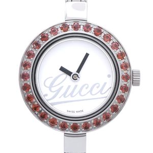Gucci Garnet 105 Quartz Watch SS Silver 1753 [Used] GUCCI Women's Watch