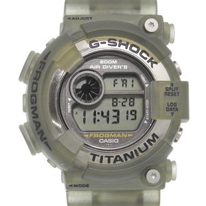 CASIO G-SHOCK 프로그맨 디지털 손목시계 DW-8200MS-8T 티타늄 x 우레탄 쿼츠 그레이 다이얼 G-SHOCK Frogman 남성용 [중고]