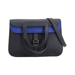 【中古】エルメスHERMES ハンドバッグ アルザン25ヴェルソ トリヨンクレマンス ブルーニュイ