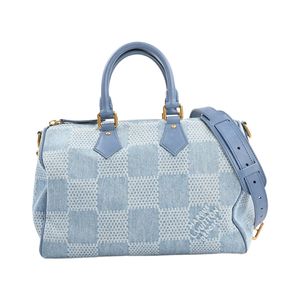 [Used] Louis LOUIS VUITTON Speedy Bandoulière 30 Boston Bag N00203 Blue