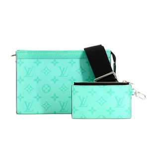 [Used] Louis LOUIS VUITTON Wearable Wallet Shoulder Bag M30934 Light Green