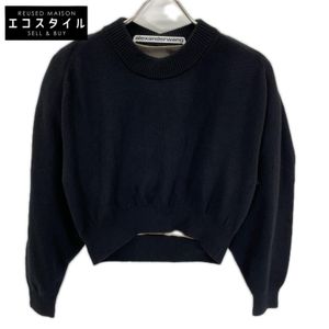 Alexander Wang Black Half Mesh Pullover Knit, Size S [Used]