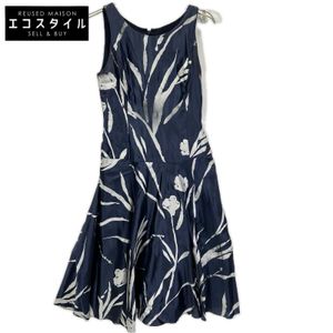 Ralph Lauren Navy Silk Sleeveless Dress [Used]