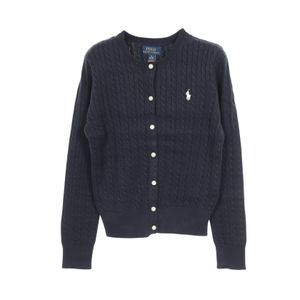 【二手】Polo Ralph Lauren 兒童迷你麻花針織開襟衫 (313543047011M) - 女士純棉開襟衫（全新）