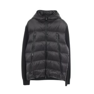 [Used] MONCLER Down Jacket with Knit Panel and Hood, L20919B00007999M, Wool and Nylon Down Jacket, Men's, Brand New