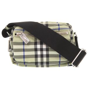 Unused Burberry Crossbody Nova Check 8120364 Polyester Polyamide Beige Shoulder Bag 1084 [Used] BURBERRY Men's