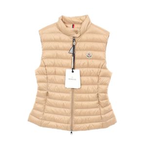 [Used] MONCLER IGENS Down Vest 1A00087597YF2221 Beige Nylon Down Vest Women's New