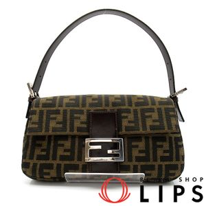 Fendi Zucca Mamma 水桶包 26424 帆布/皮革女士手提包
ブラウン（已使用）