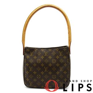 LOUIS VUITTON Looping MM M51146 Monogram 女士单肩包/斜挎包
 棕色【二手】