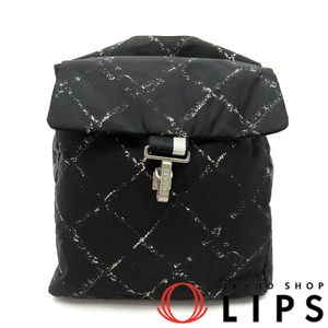 Chanel Travel Line Backpack, Nylon, Women's Backpack/Daypack

Black [Used]