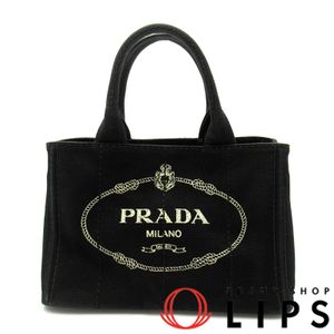 Prada Canapa 托特包 TPM 1BG439 女士帆布托特包

黑色 [二手]