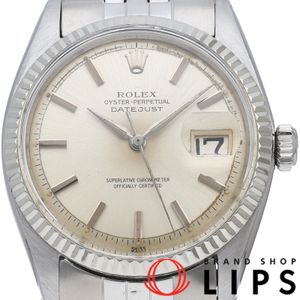 Rolex Datejust Men's Watch, Antique, Datejust Mens 1601(8), 18K White Gold/Stainless Steel, Silver, Polished, 1962, Excellent Condition [Pre-owned]