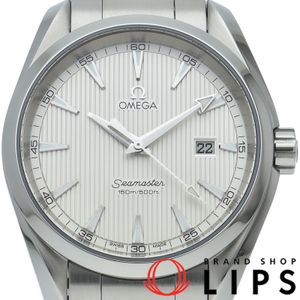 Omega Seamaster Aqua Terra 150M Quartz 38.5mm 231.10.39.61.02.001 Box, Warranty Card, Stainless Steel, Men's Watch, Silver, Polished, Excellent Condition [Used]