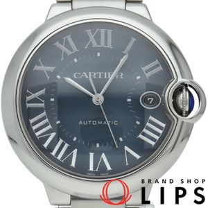カルティエ バロンブルー ドゥ カルティエ ウォッチ 40mm オートマチック Ballon Bleu de Cartier 40mm WSBB0061 箱 保証書 SS メンズ時計 ブルー 仕上げ済 美品 【中古】